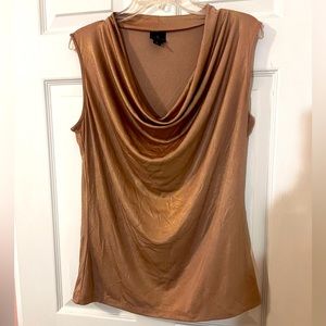 Worthington Gold sleeveless sparkle top size L in time for Holidays/New Year’s